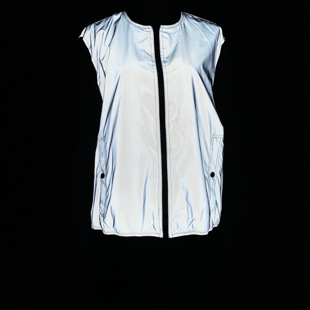 Guess Male/Female Reflective Bomber Jacket
